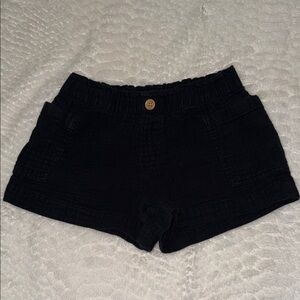 Black Old Navy Casual Elastic Waist Shorts